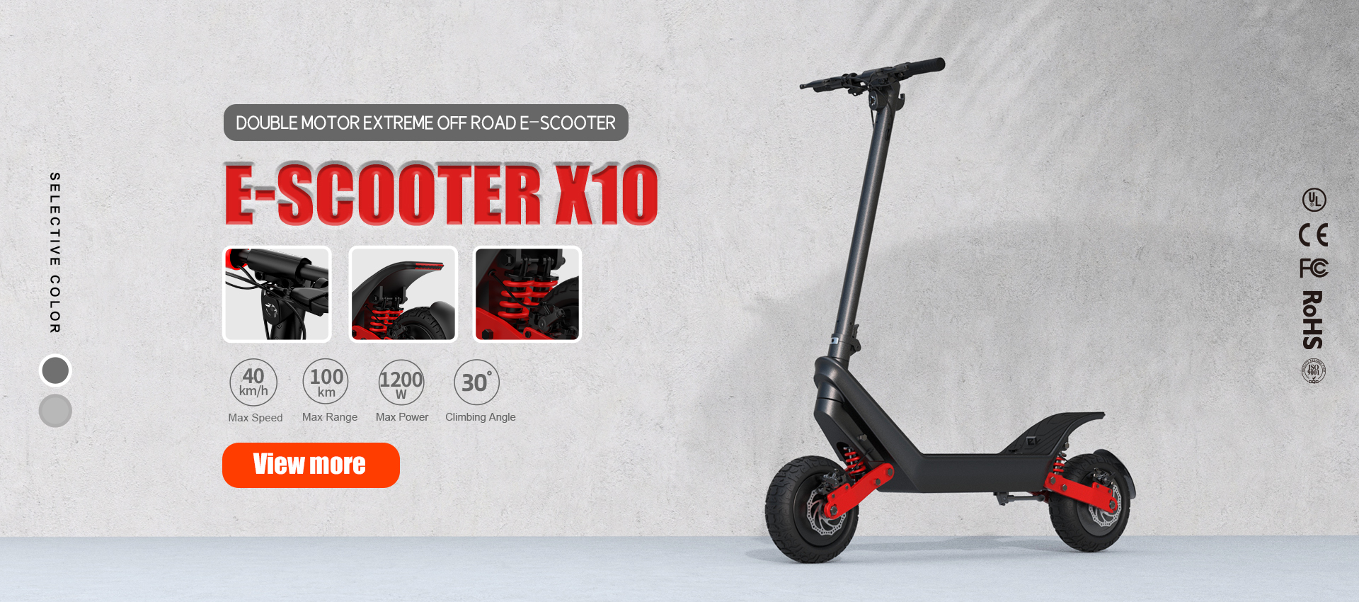 X10 Backpack E-scooter